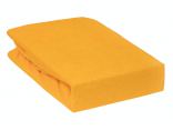 Prześcieradło Frotte z gumką żółte  60x120 - dla dziecka 006 żółty